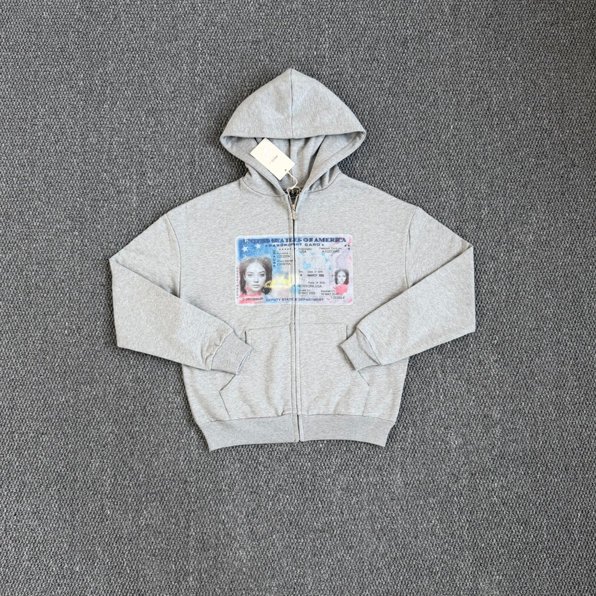 Deputy Department Passport Zipper Grey