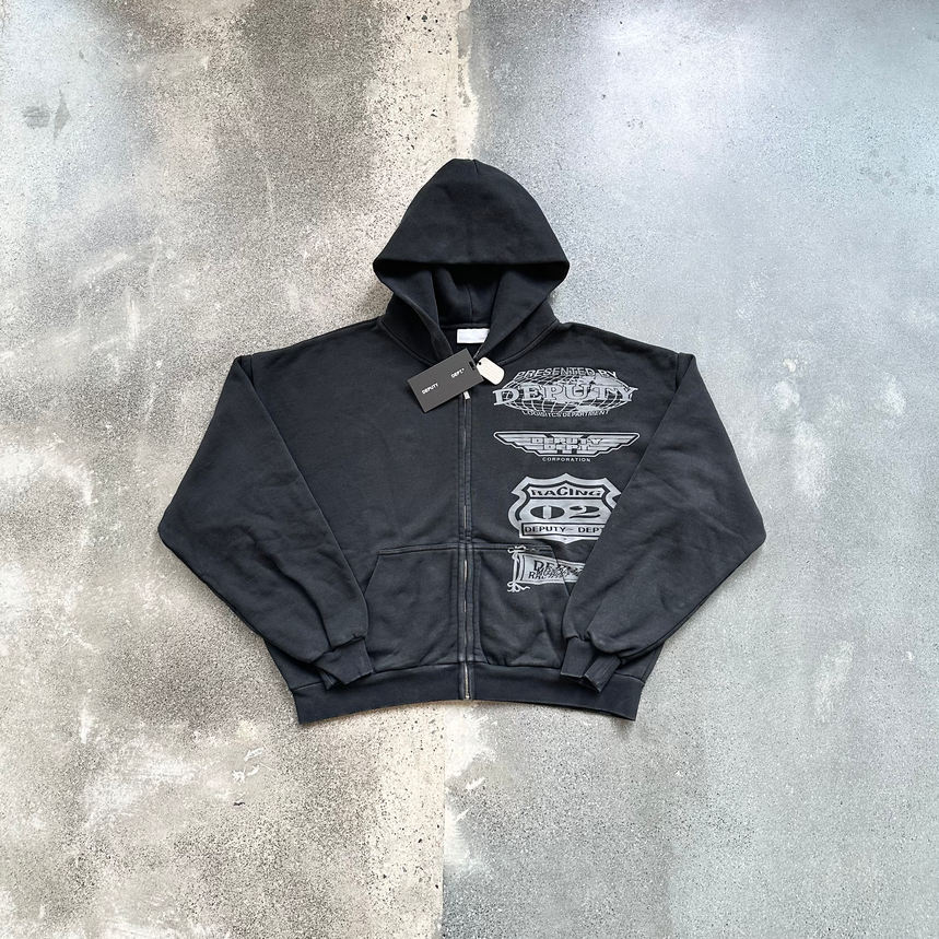 Deputy Department Racing Zipper